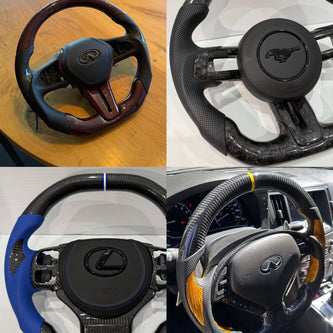 Custom Carbon Fiber Steering Wheels
