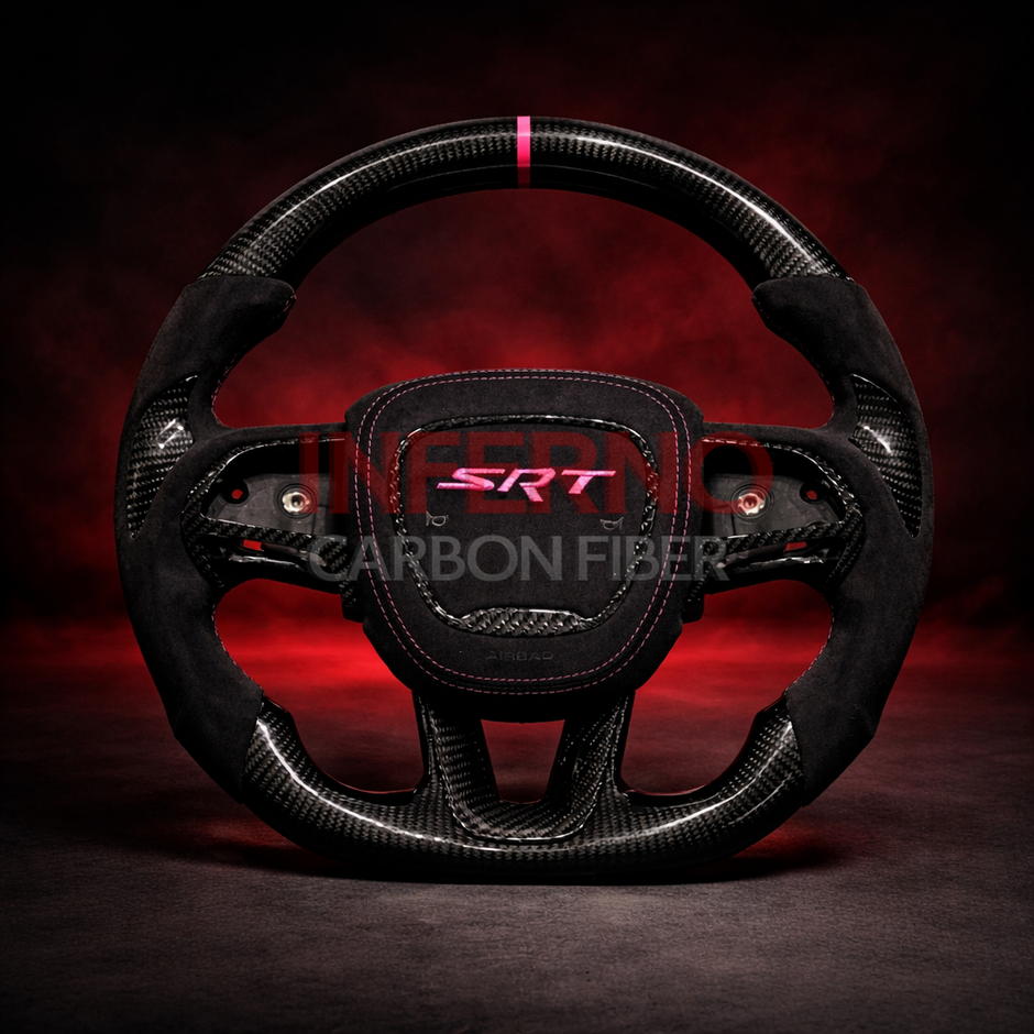 2015-2023 Dodge Challenger/Charger/Durango/Trackhawk/Jeep SRT Carbon Fiber Steering Wheel || Made to Order