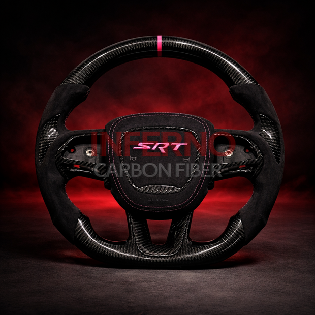 2015-2023 Dodge Challenger/Charger/Durango/Trackhawk/Jeep SRT Carbon Fiber Steering Wheel || Made to Order