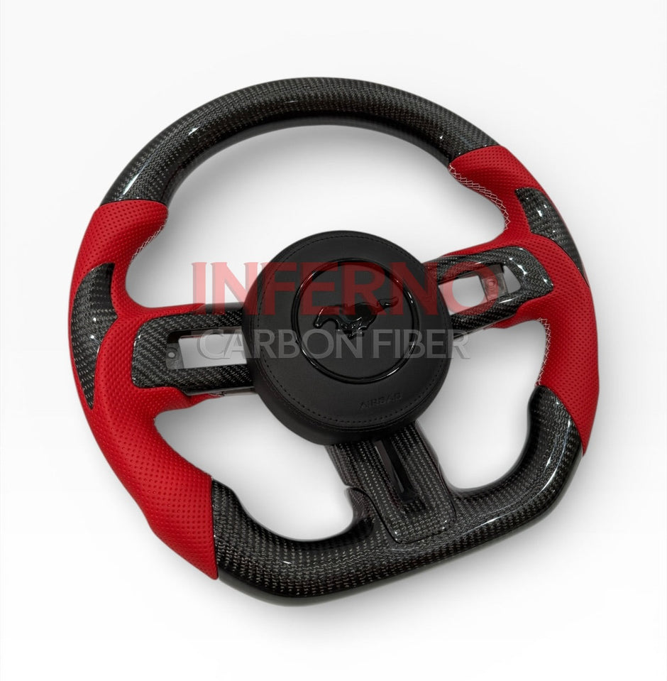 Mustang Inferno Carbon Fiber Steering Wheel 2018-2023