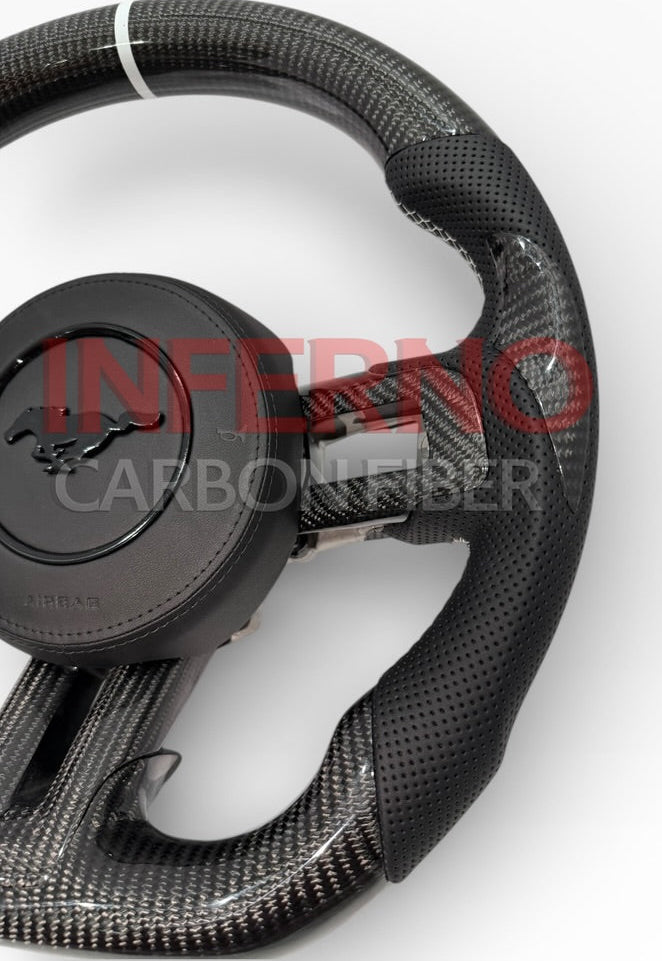 Mustang Phantom Carbon Fiber Steering Wheel