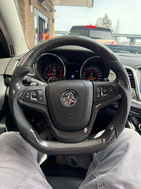 Custom Chevrolet SS Carbon Fiber Steering Wheel || Made to Order