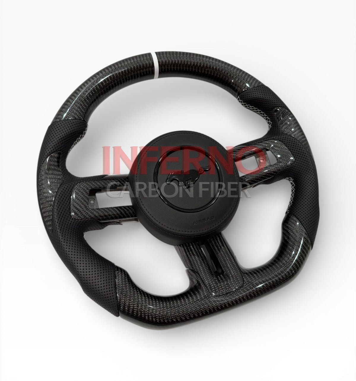 Mustang Phantom Carbon Fiber Steering Wheel