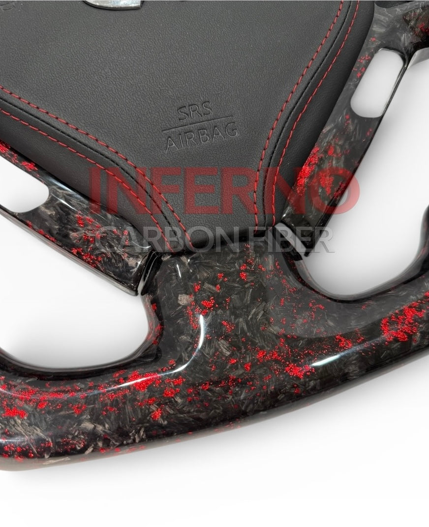 G37 Inferno-Forged Carbon Fiber Steering Wheel