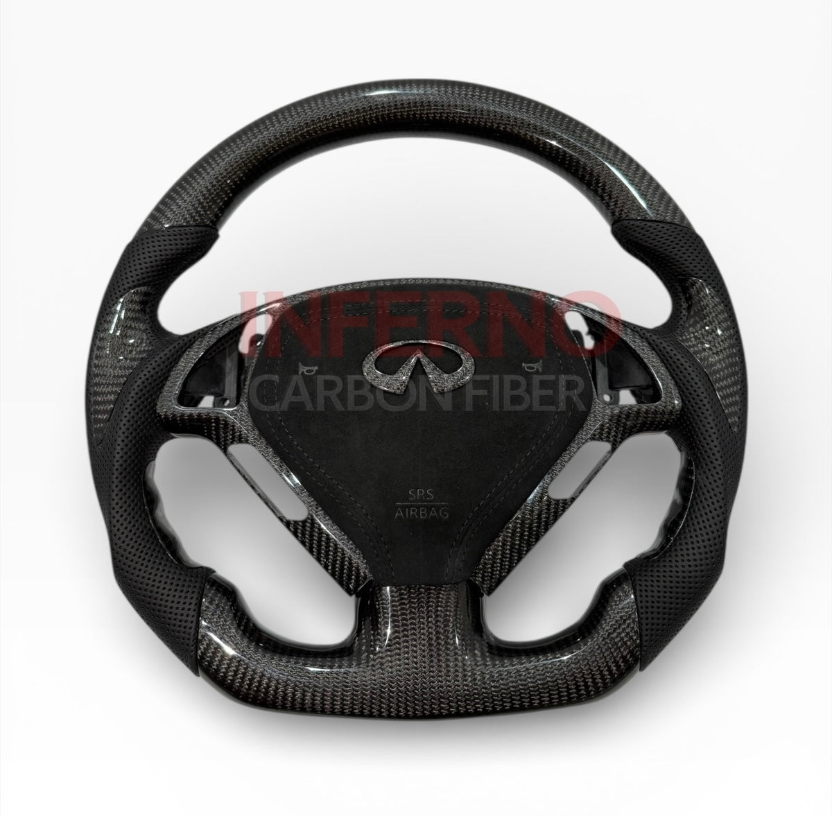 G37 Deluxe Carbon Fiber Steering Wheel