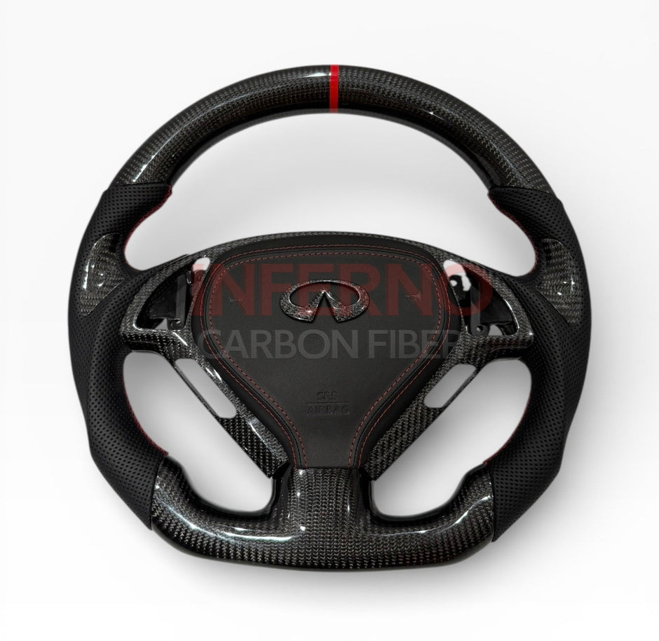 G37 Classic Carbon Fiber Steering Wheel