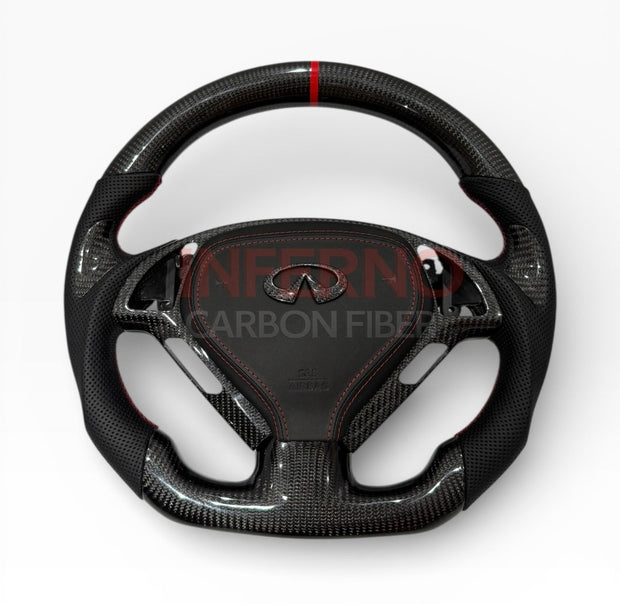 G37 Classic Carbon Fiber Steering Wheel