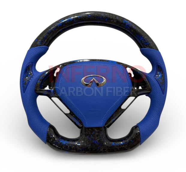 G37 Aqua-Forged Carbon Fiber Steering Wheel