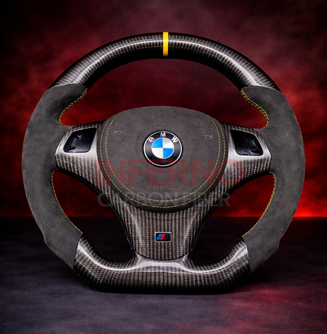 Custom BMW 2006-2011 E9X/E8X Carbon Fiber Steering Wheel || Made to Order