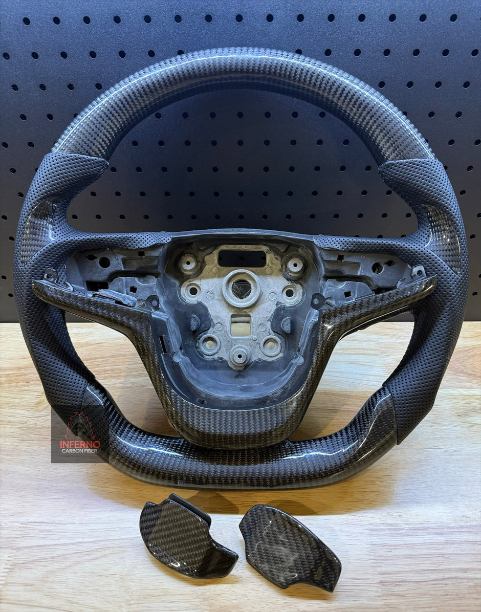Custom Chevrolet SS Carbon Fiber Steering Wheel || Made to Order