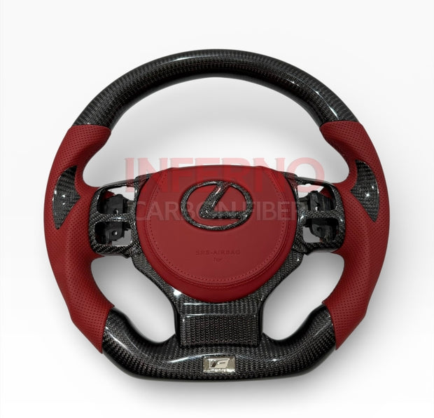 Lexus ISF Carbon Fiber Steering Wheel For Lexus IS250/300/350/RC300