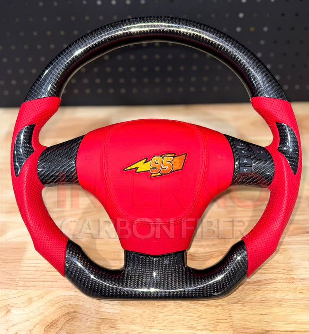 Custom Corvette C6 Carbon Fiber Steering Wheel || Made to Order