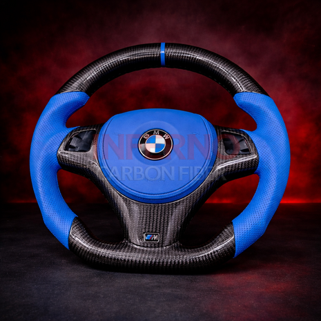 Custom BMW 2006-2011 E9X/E8X Carbon Fiber Steering Wheel || Made to Order