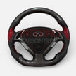 G37 Torchbearer Carbon Fiber Steering Wheel