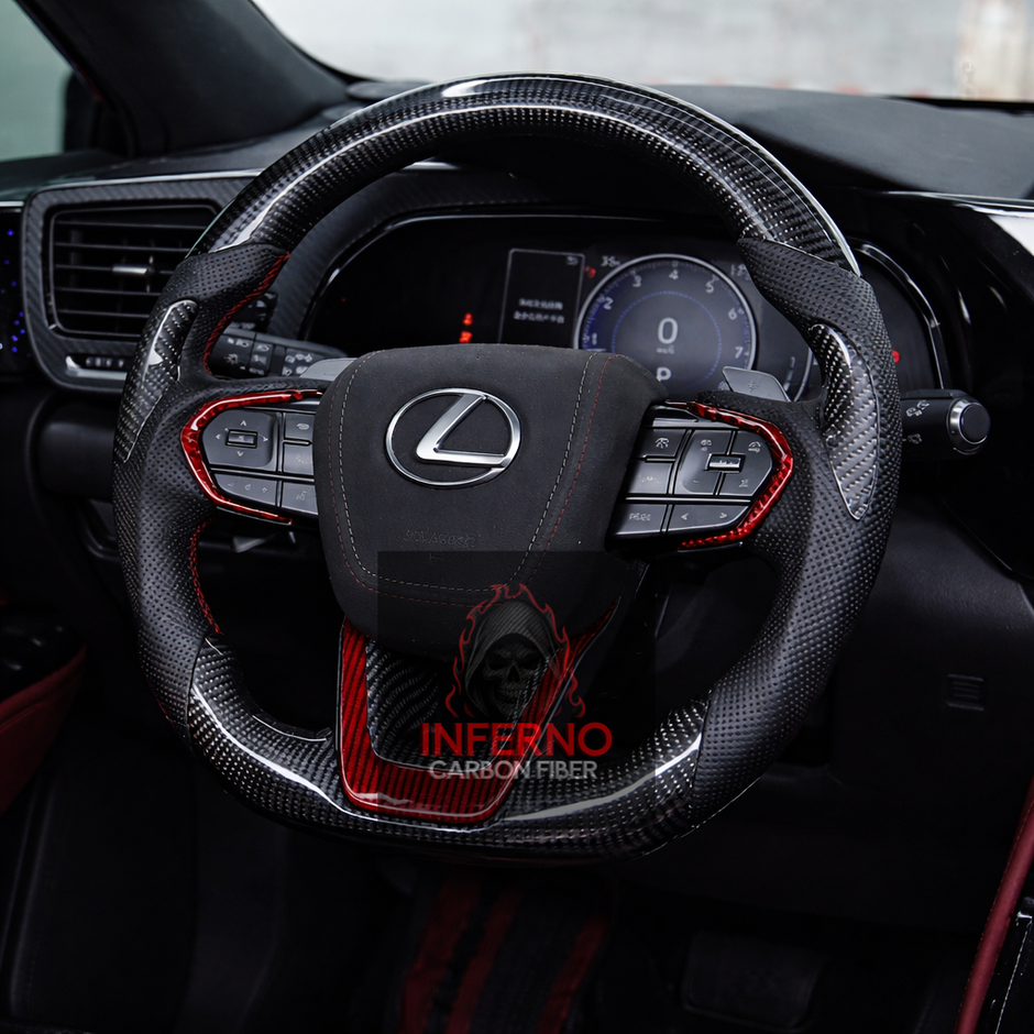 Custom Lexus NX 2022-2026 Carbon Fiber Steering Wheel || Made to Order