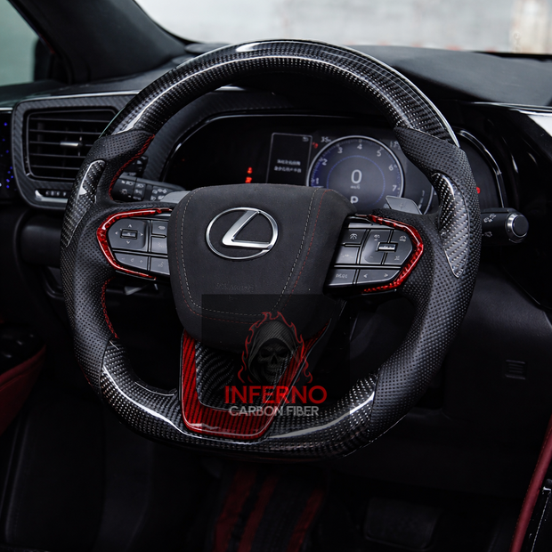 Custom Lexus NX 2022-2026 Carbon Fiber Steering Wheel || Made to Order