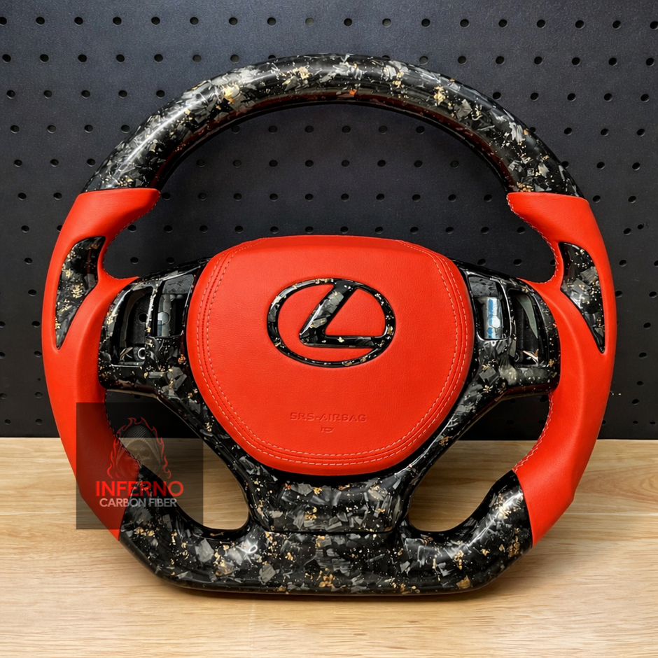 Custom Lexus ES/GS 2012-2015 Carbon Fiber Steering Wheel || Made to Order
