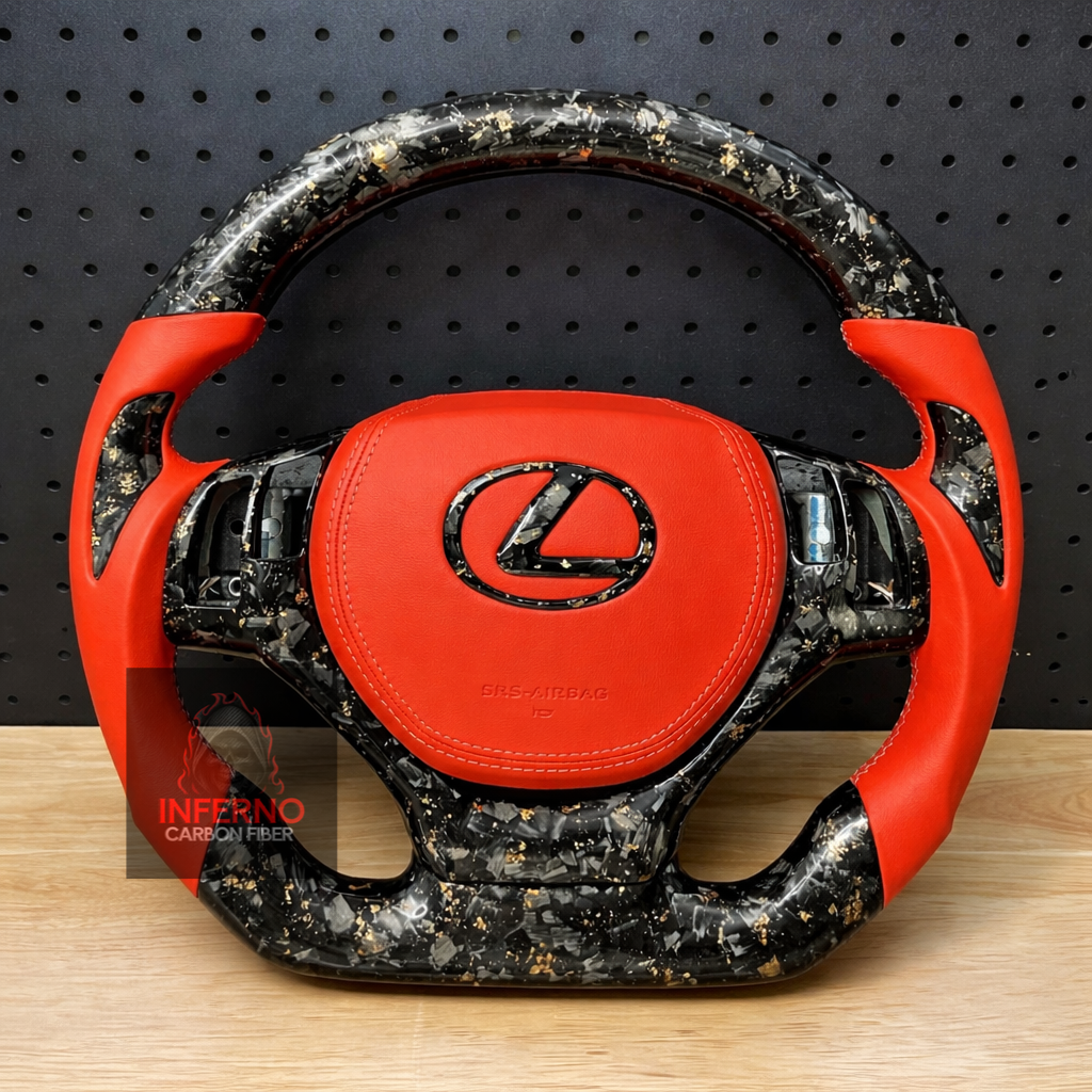 Custom Lexus ES/GS 2012-2015 Carbon Fiber Steering Wheel || Made to Order