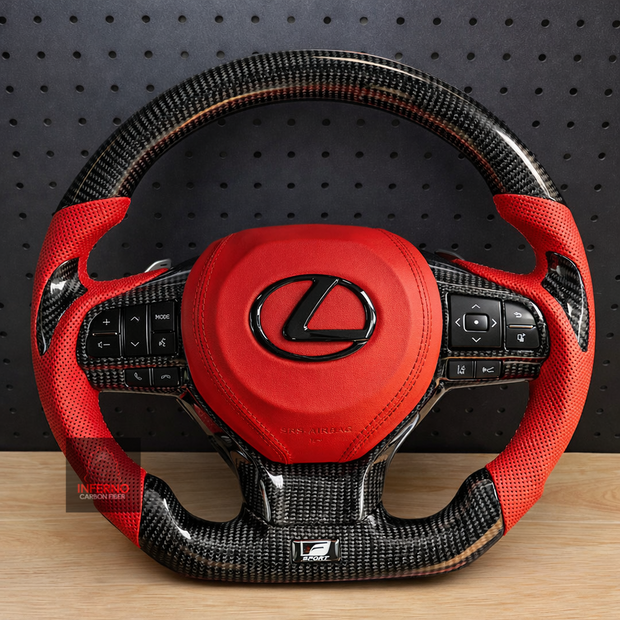 Custom Lexus ES/GS 2016-2020 Carbon Fiber Steering Wheel || Made to Order