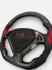 G37 Torchbearer Carbon Fiber Steering Wheel
