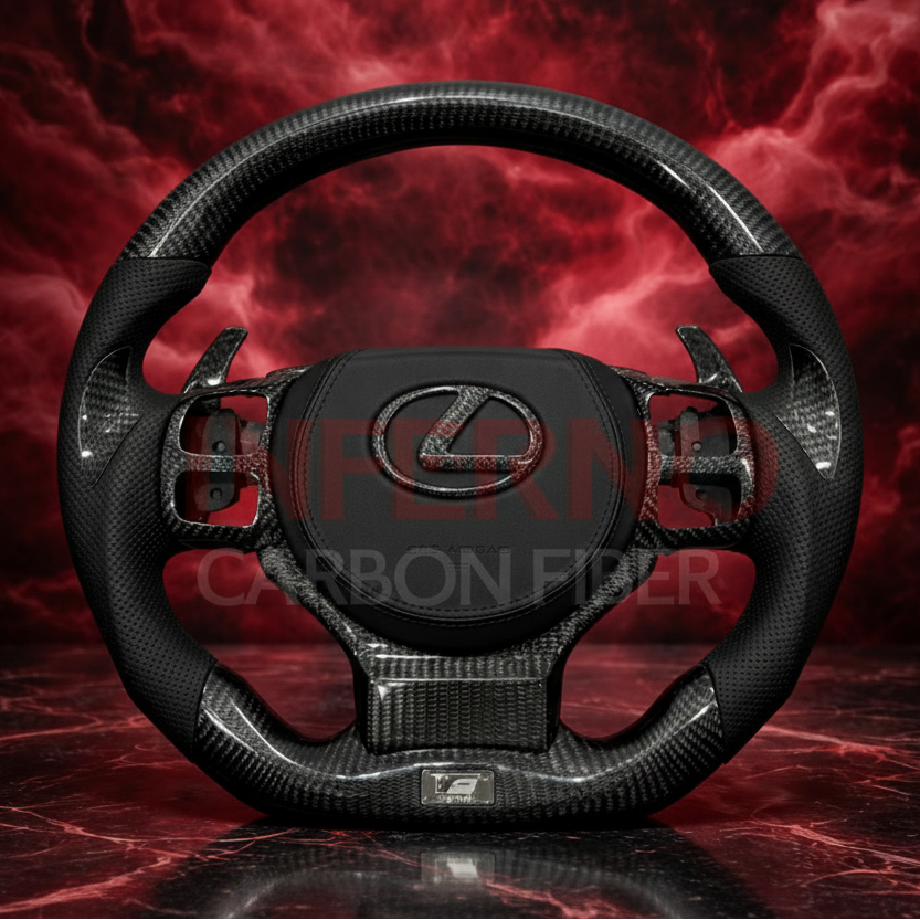 Custom Lexus IS/RC Carbon Fiber Steering Wheel || Made to Order