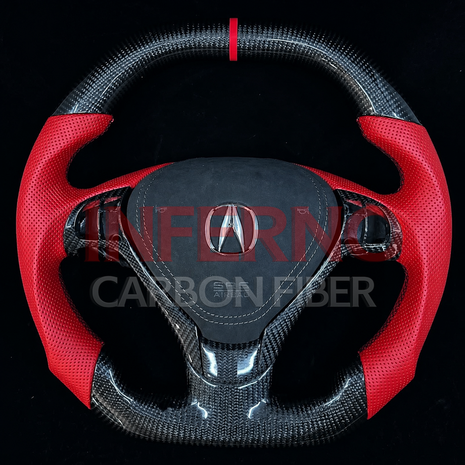 Acura 2009-2014 TL Carbon Fiber Steering Wheel || Made to Order