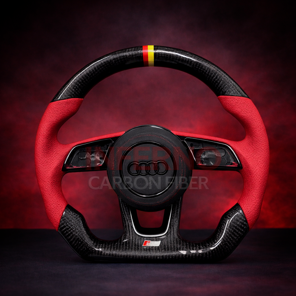 Custom Audi R8 Steering Wheel (+ Paddle Shifters)