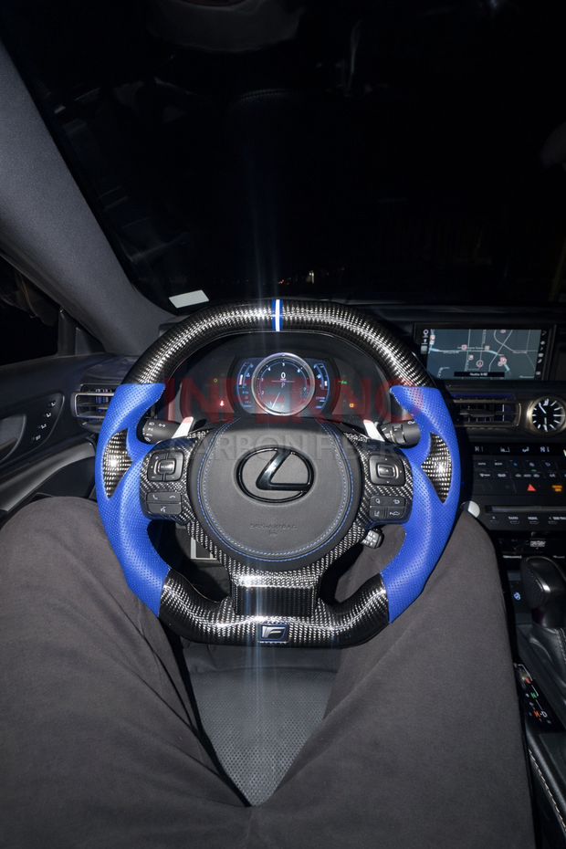 Custom Lexus IS/RC/GSF 2014+ Carbon Fiber Steering Wheel || Made to Order