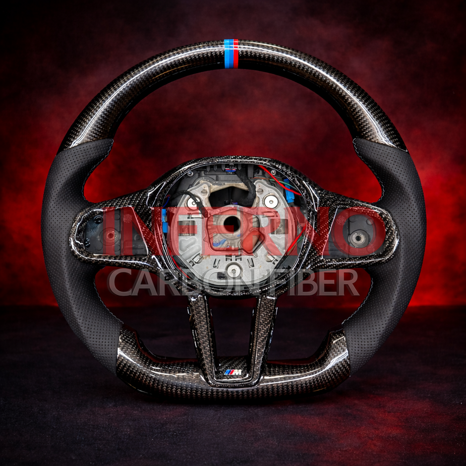 Custom BMW 2025 G8X LCI Carbon Fiber Steering Wheel || Made to Order