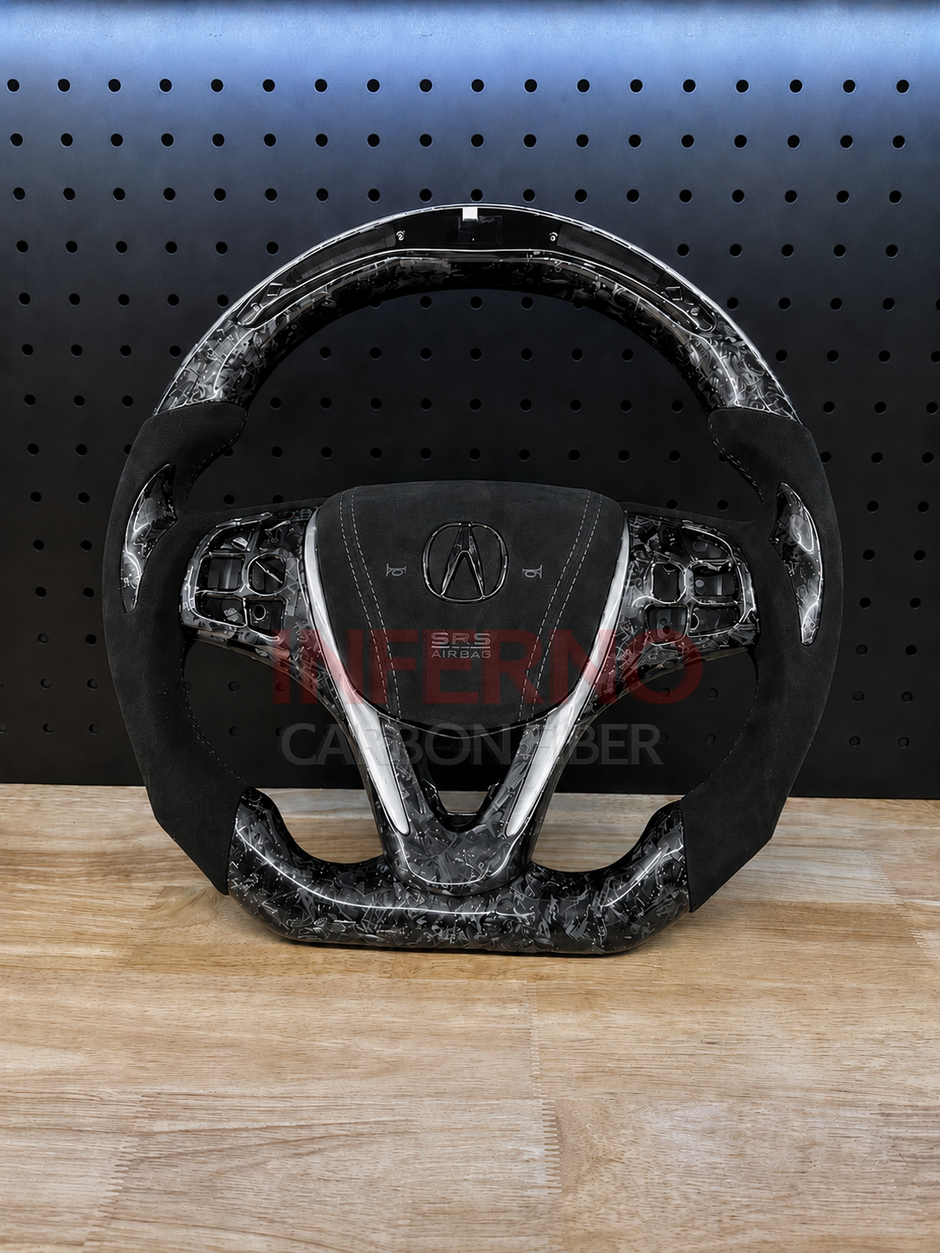 Custom Acura TLX 2015-2020 Carbon Fiber Steering Wheel || Made to Order