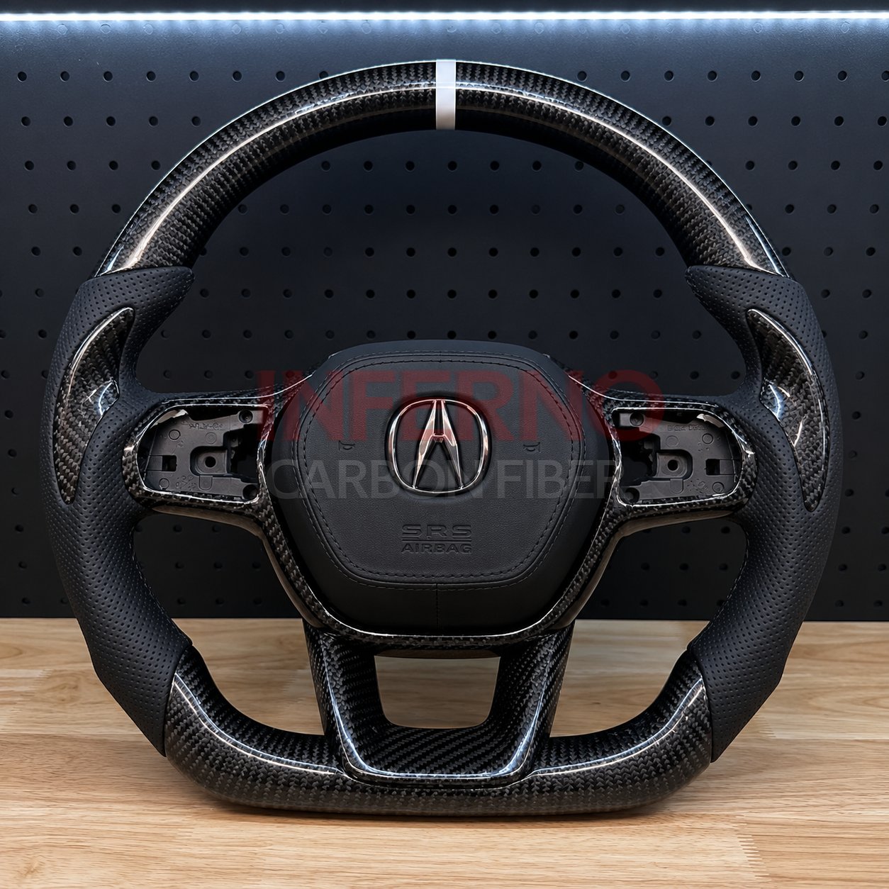 Custom Acura Integra 2023+ Carbon Fiber Steering Wheel || Made to Order