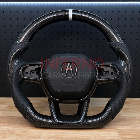 Custom Acura Integra 2023+ Carbon Fiber Steering Wheel || Made to Order