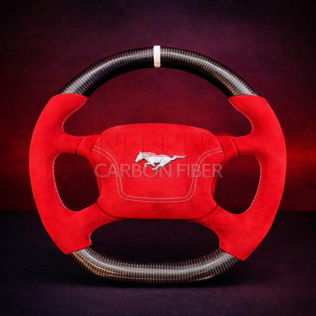 Custom Ford Mustang 1994-2004 SN95 Carbon Fiber Steering Wheel || Made to Order