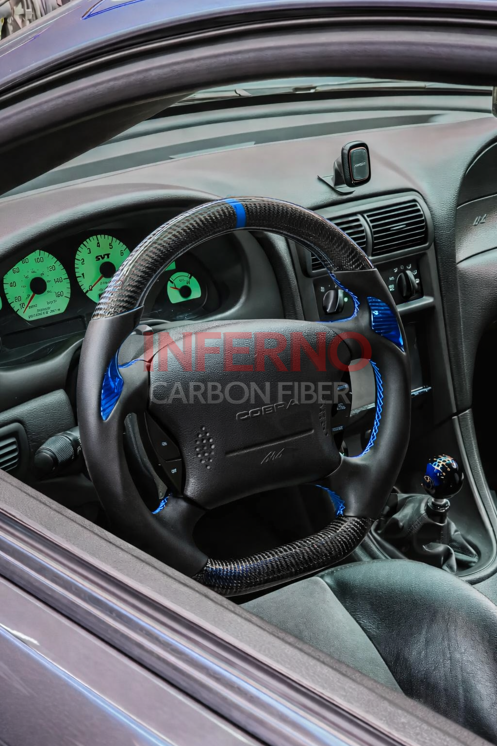 Custom Ford Mustang 1994-2004 SN95 Carbon Fiber Steering Wheel || Made to Order