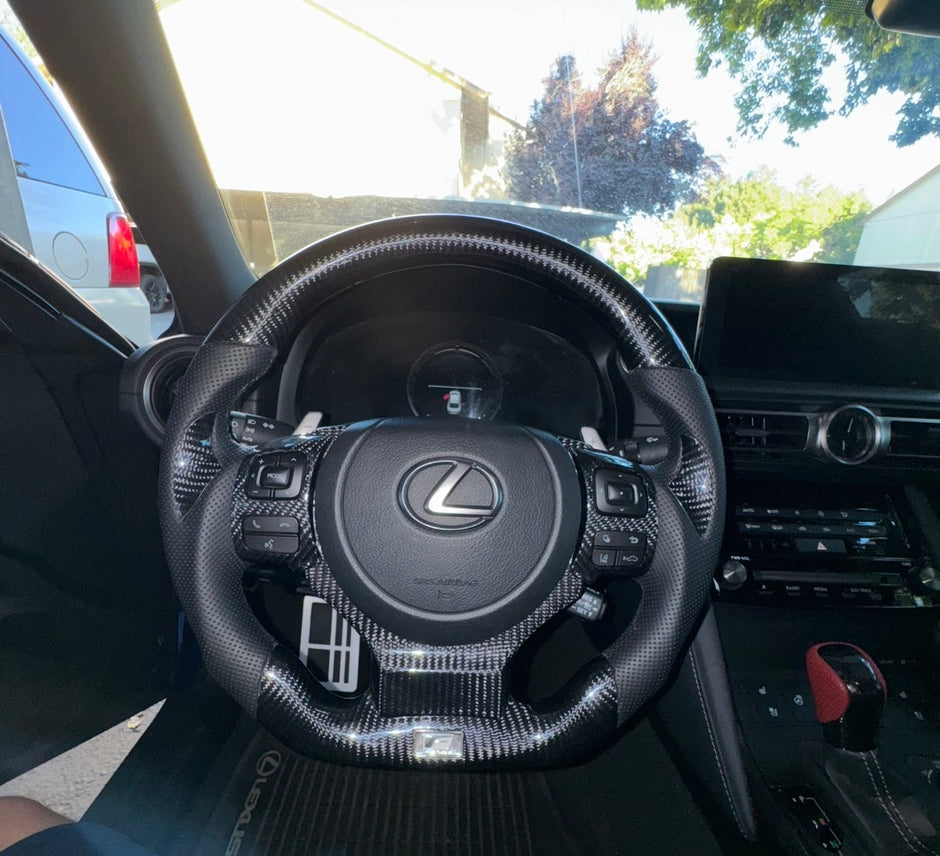 Custom Lexus IS/RC Carbon Fiber Steering Wheel || Made to Order