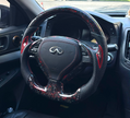 Custom Infiniti G37 Carbon Fiber Steering Wheel || Made to Order