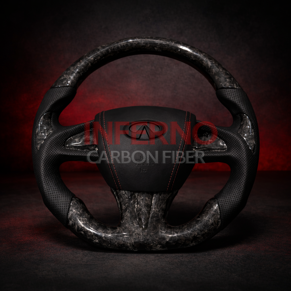 Custom Infiniti Q50 2014-2017 Carbon Fiber Steering Wheel || Made to Order