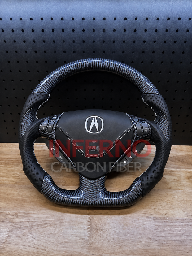 Custom Acura TL 2004-2008 Carbon Fiber Steering Wheel || Made to Order