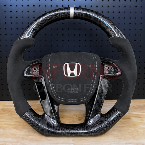 Custom Honda Accord 2008-2012 Carbon Fiber Steering Wheel || Made to Order