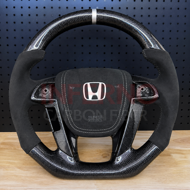 Custom Honda Accord 2008-2012 Carbon Fiber Steering Wheel || Made to Order