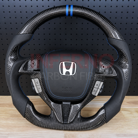 Custom Honda Accord 2008-2012 Carbon Fiber Steering Wheel || Made to Order